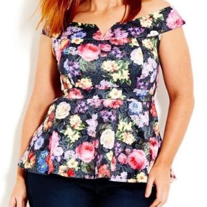 Posey Peplum Top